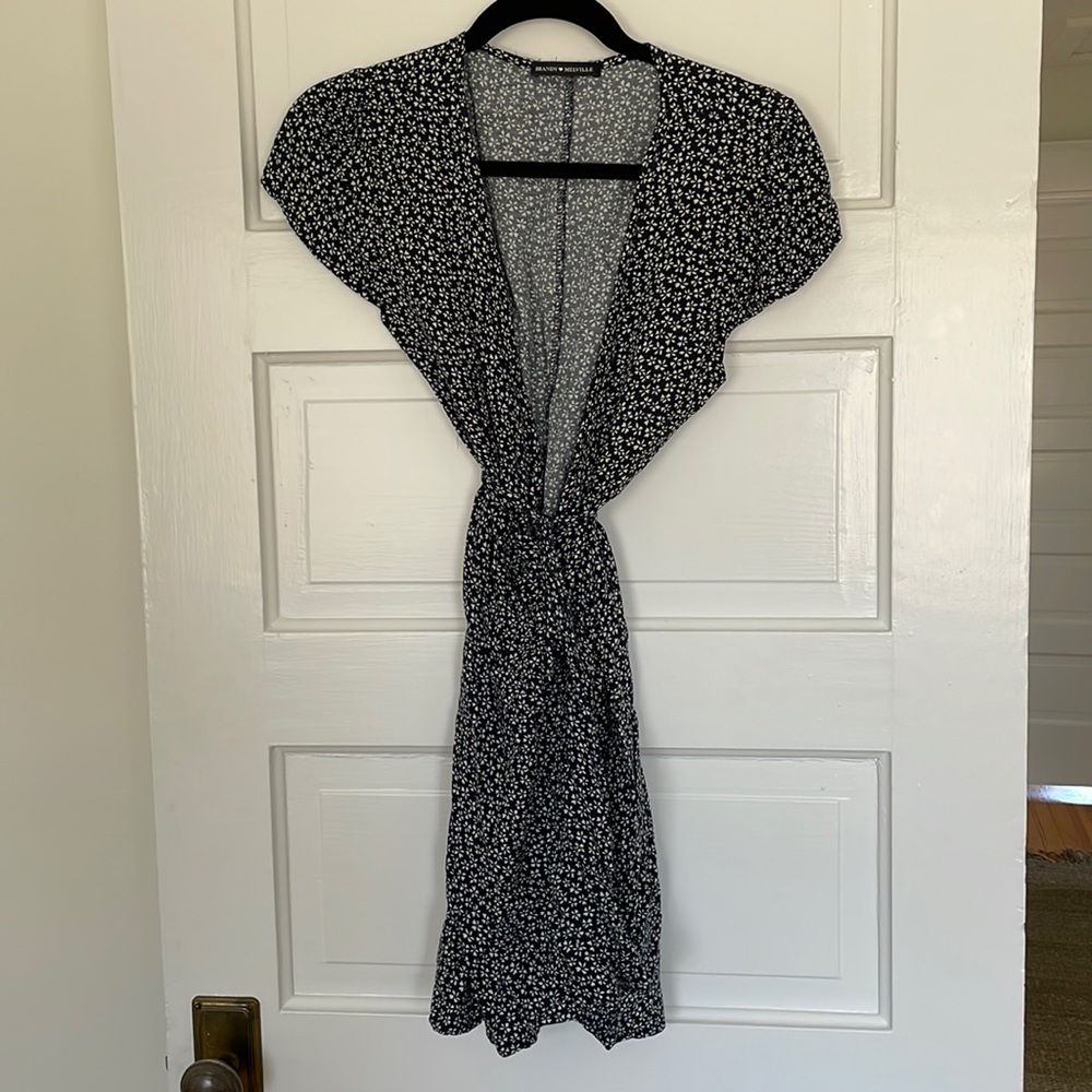 Brandy Melville Floral Wrap Dress